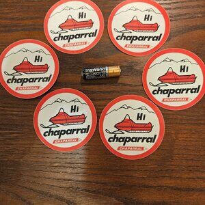 Vintage Hi Chaparral Stickers